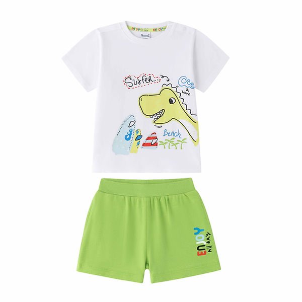 Newness Boys Dino Shorts set