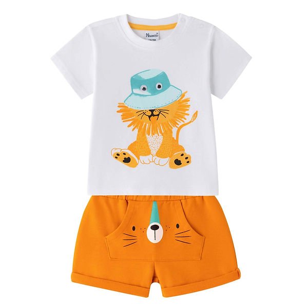 Newness Boys Lion Shorts set