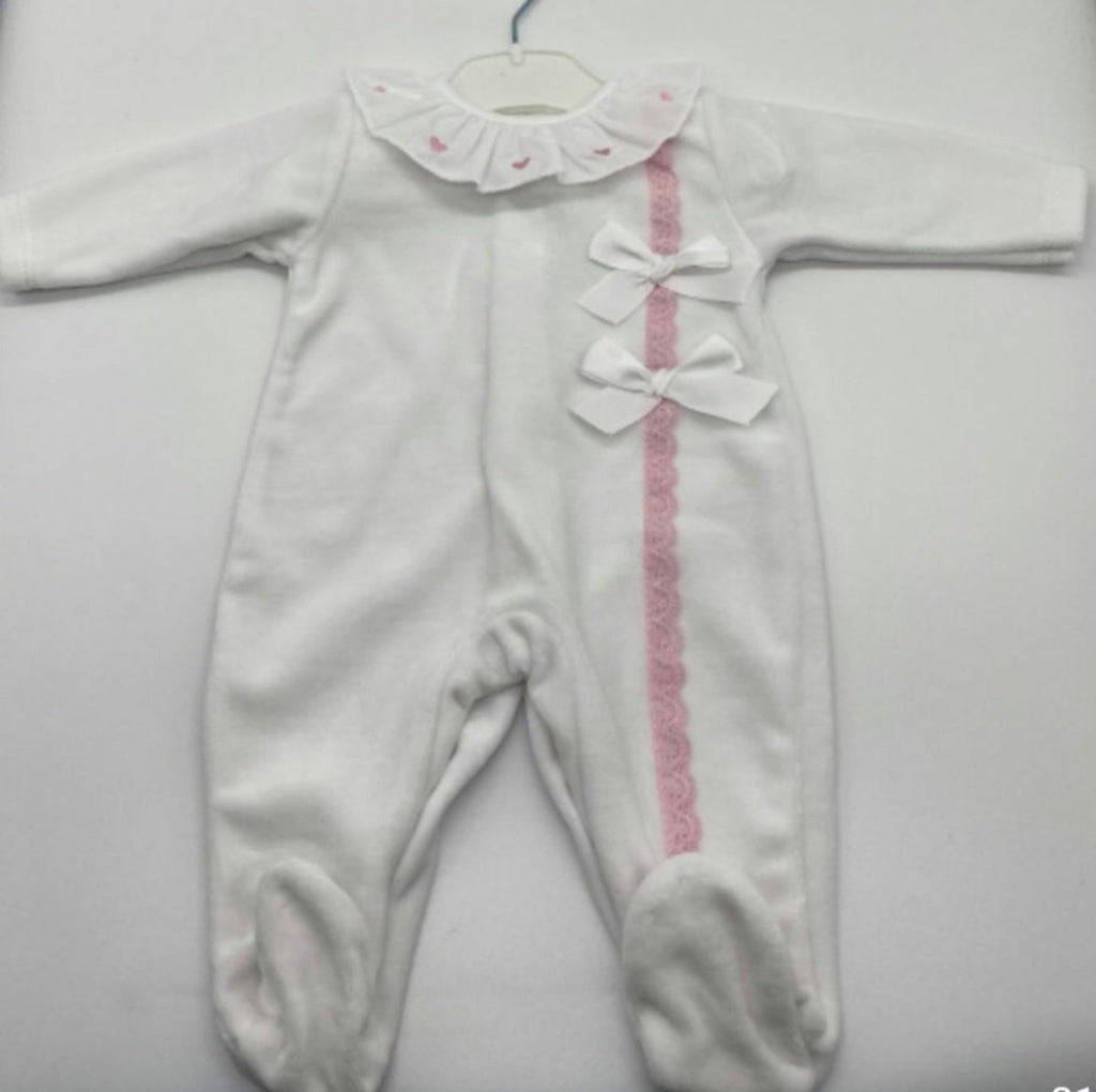 Baby bow white