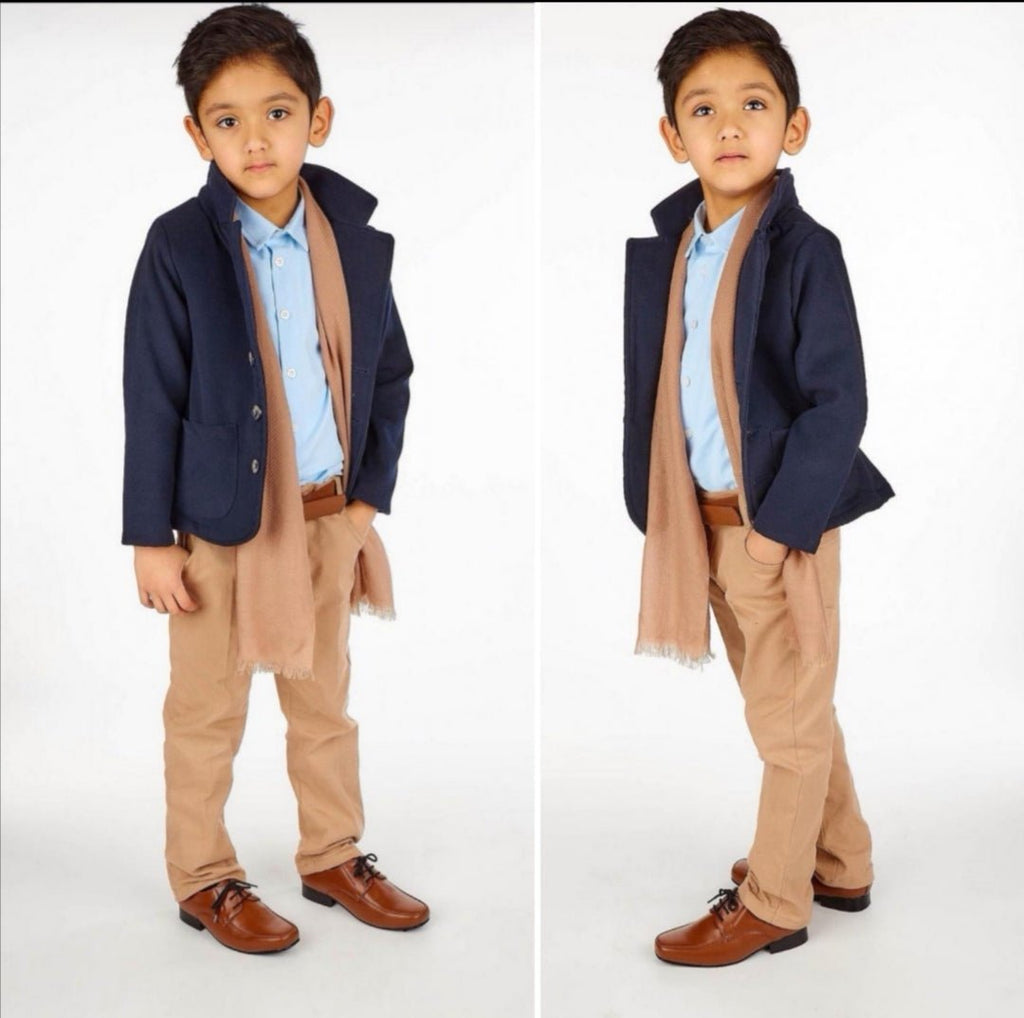 James 3 piece set (navy trousers)