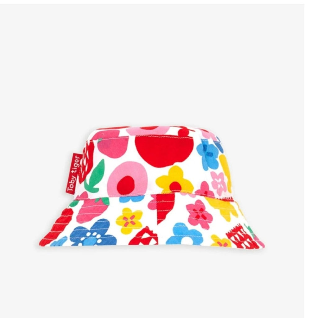 Toby tiger Butterfly Flower Reversible Sun Hat