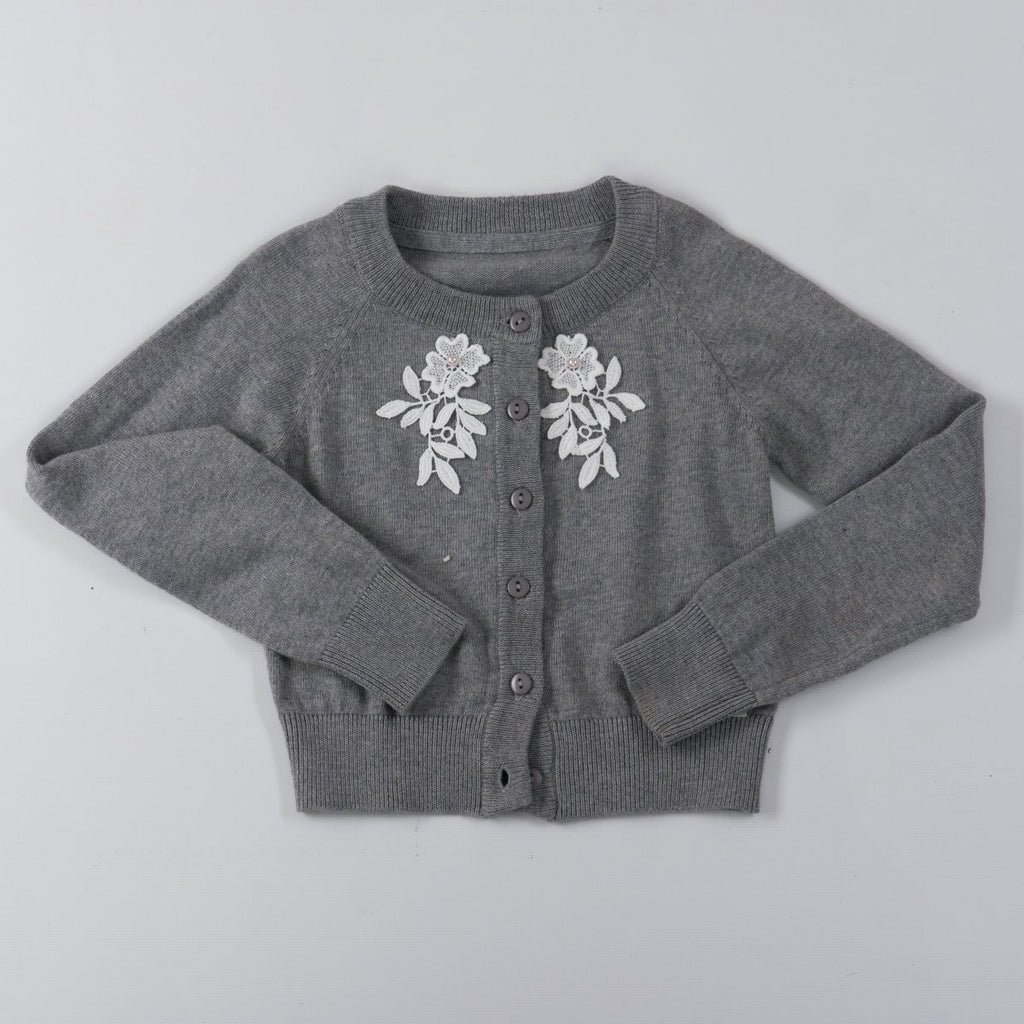 Daga grey pearl cardigan