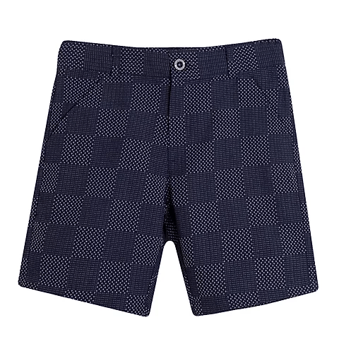 Newness Navy waffle patterned shorts