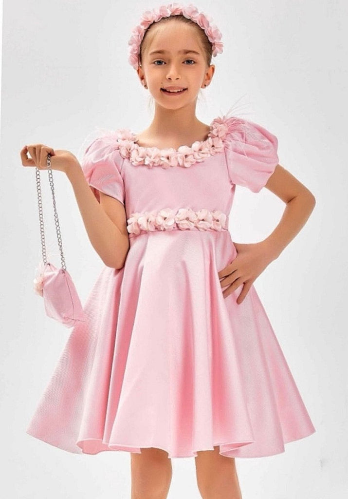 Pink older girls dress