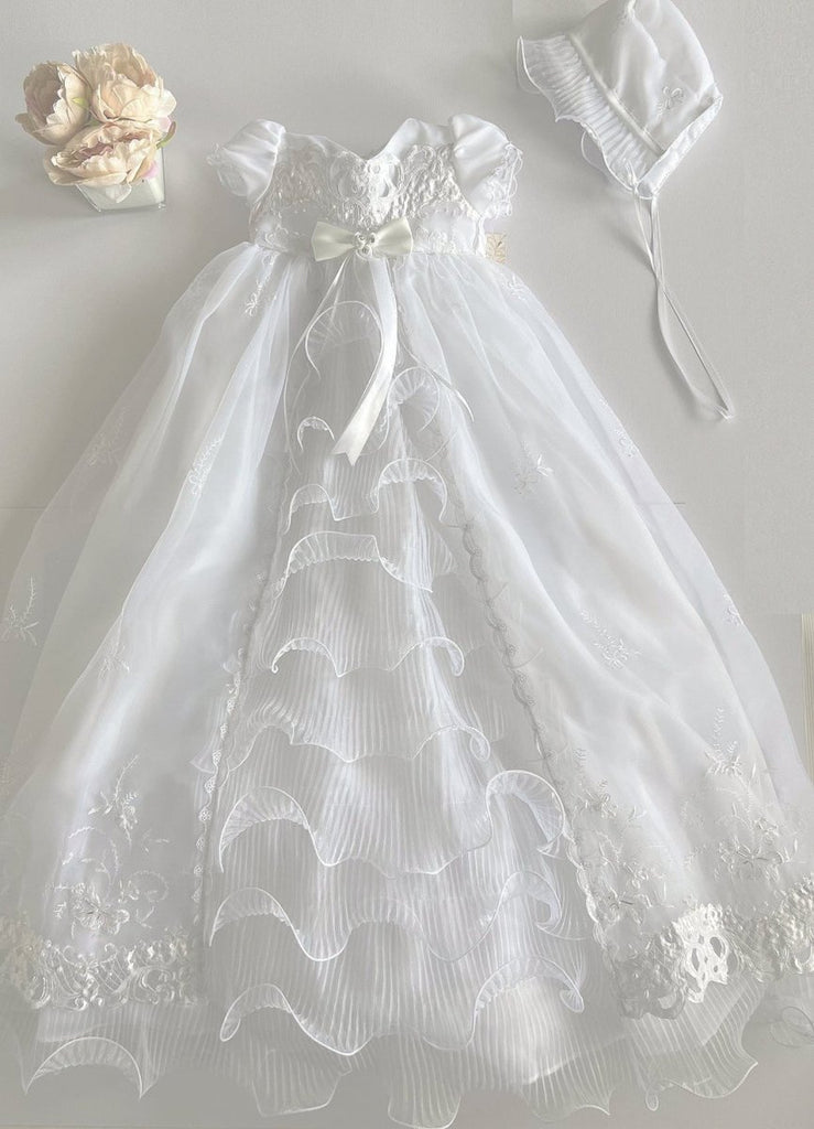 Beau KiD Christening robe white Long