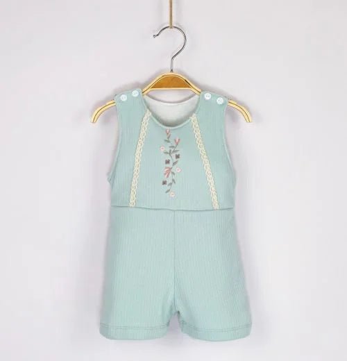 Baby embroidery romper