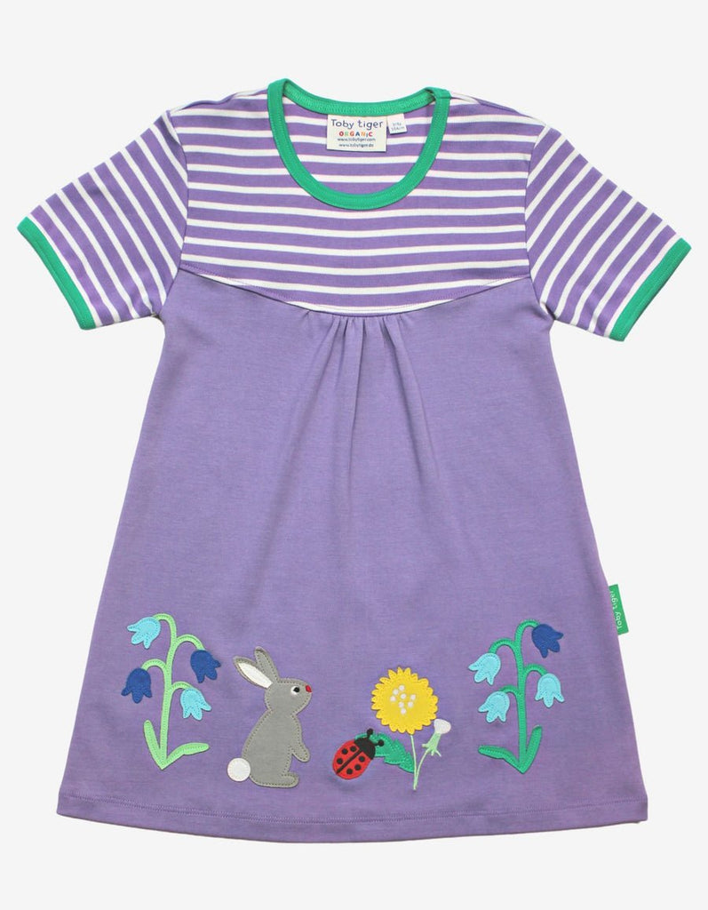 Toby tiger Organic Spring Applique Dress