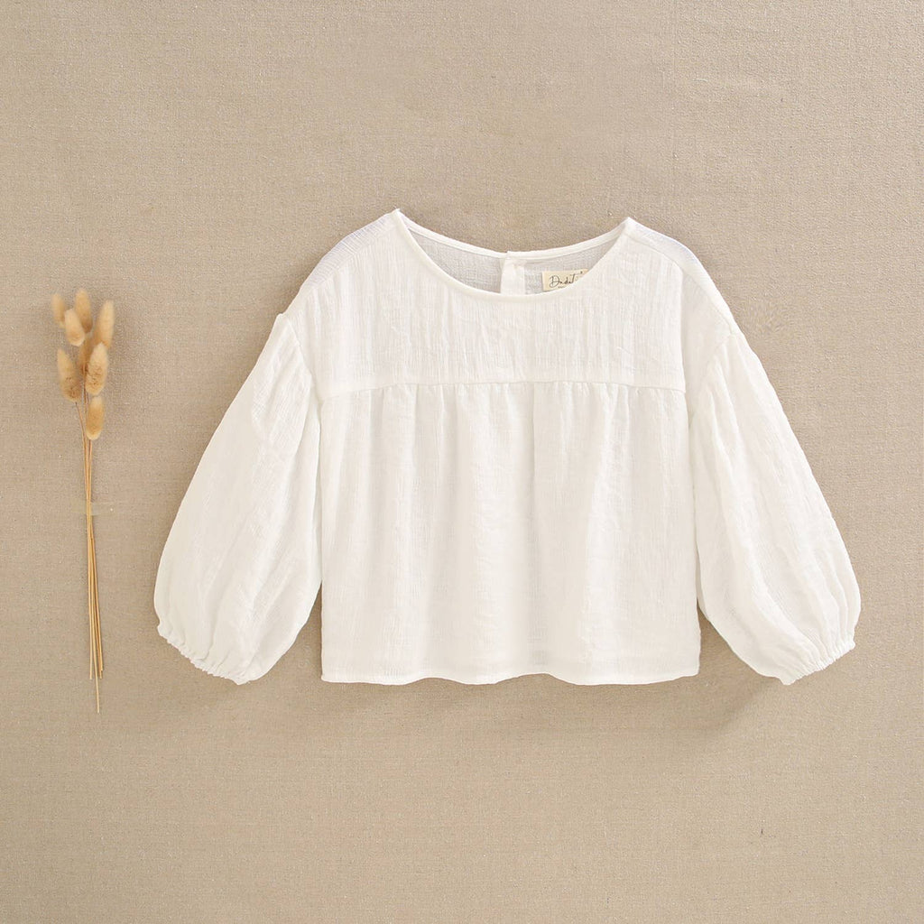 DADATI White buttoned girls shirt