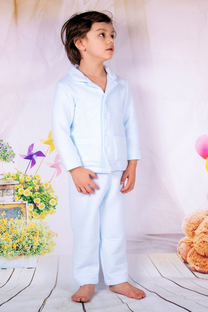 Boys blue pyjamas sale