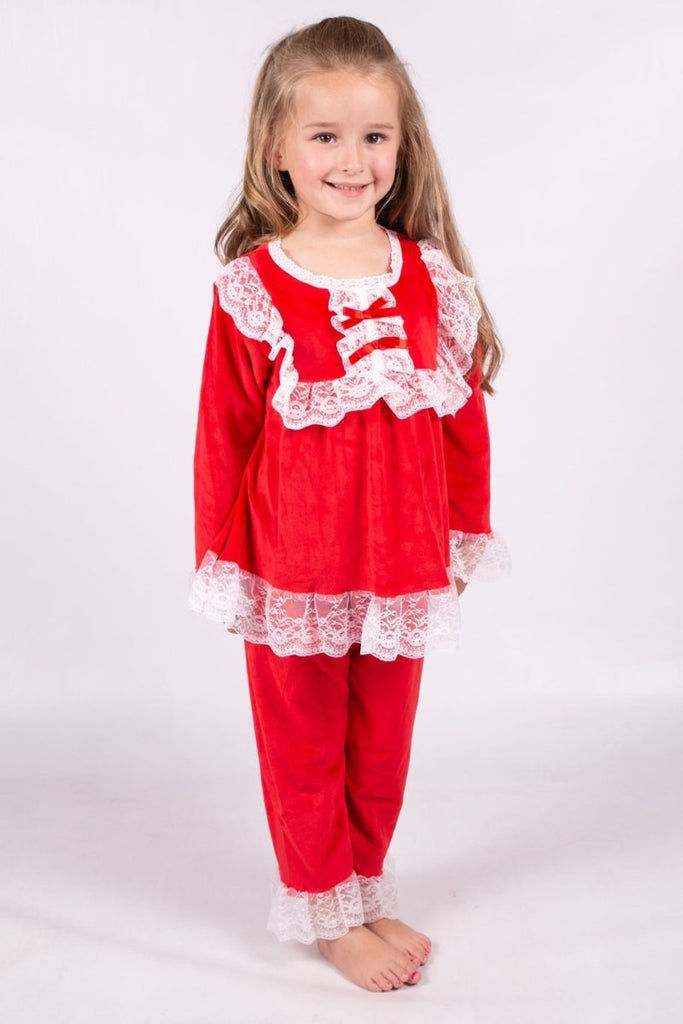 Beau KiD girls red pyjamas