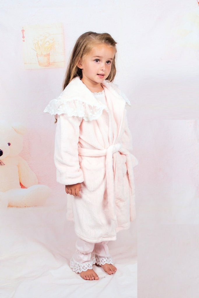 Beau KiD Pink dressing gown