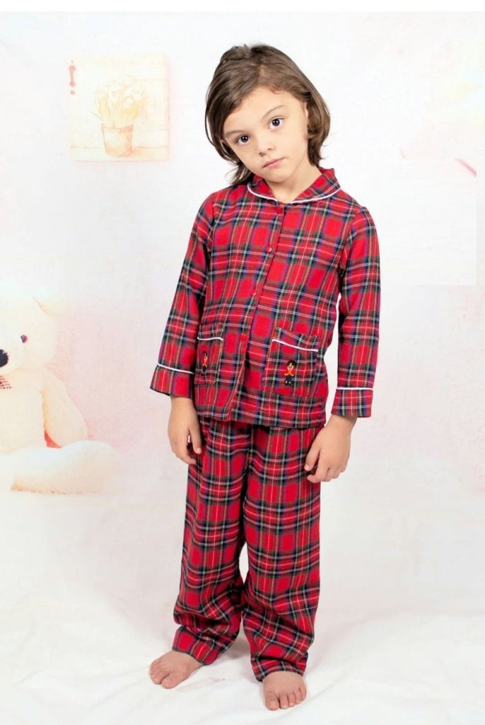 Beau KiD Boys Tartan pyjamas