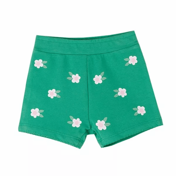 Newness green flower shorts
