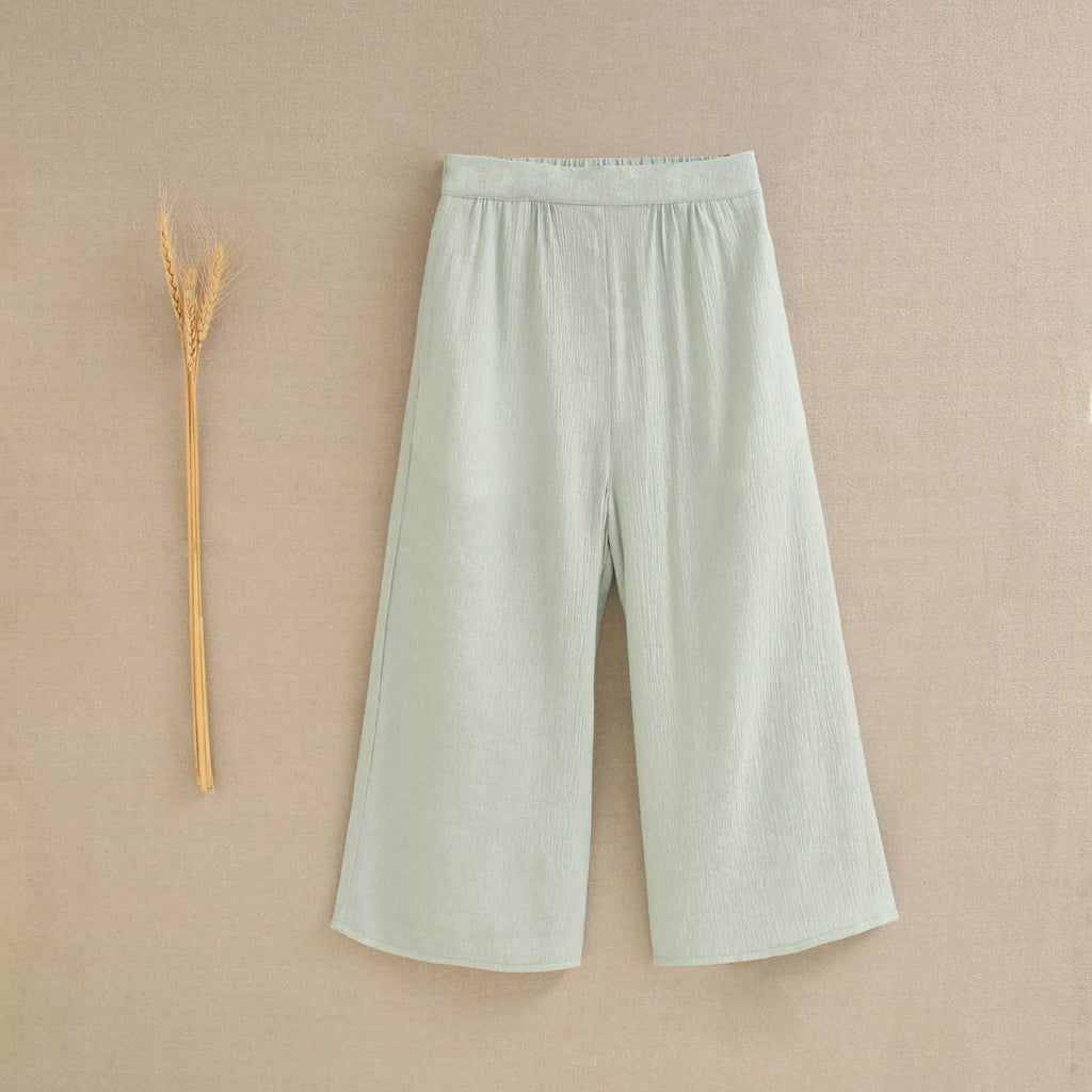 DADATI Light green flowing teen girl's pants