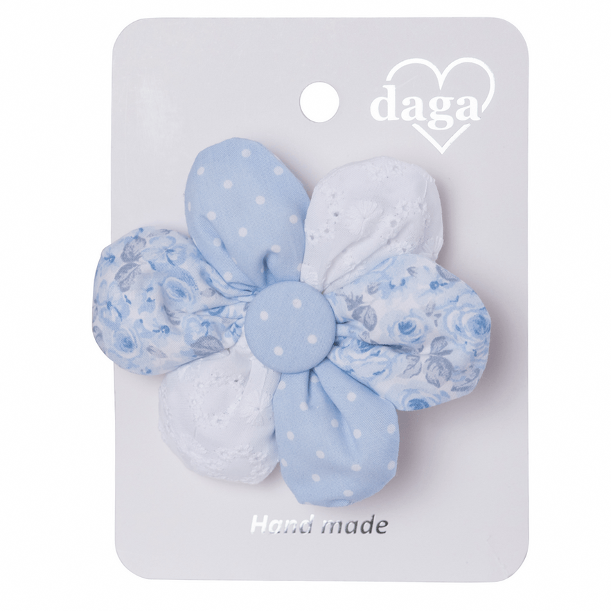 Daga Flower Bow - Blue
