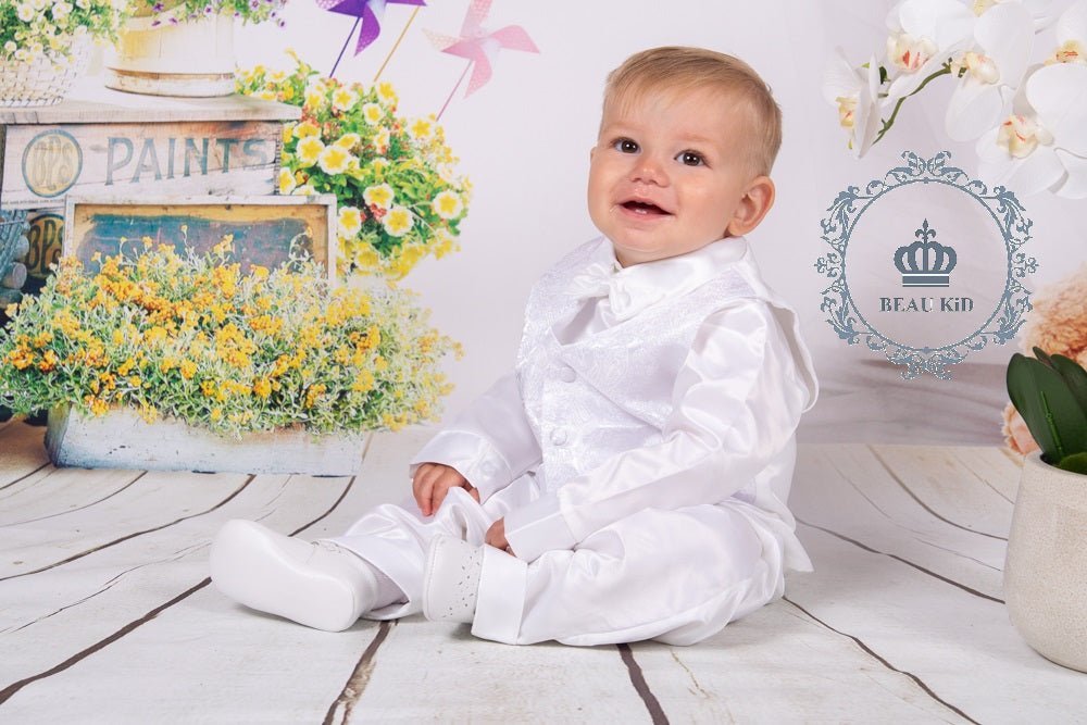 Beau KiD Boys Christening suit – Alexandria's Baby Boutique