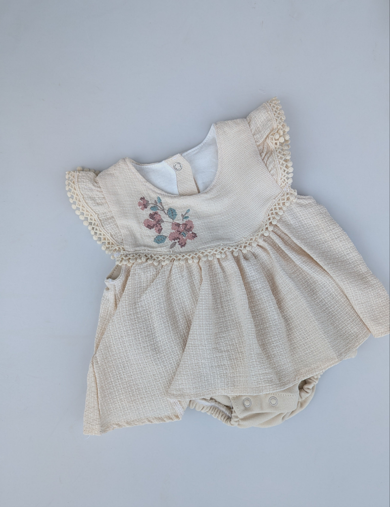 Beige baby dress