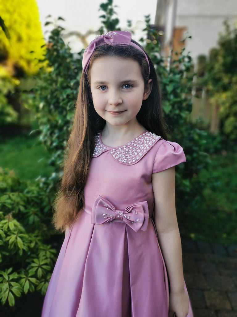 Girls occasion dress and Hairband