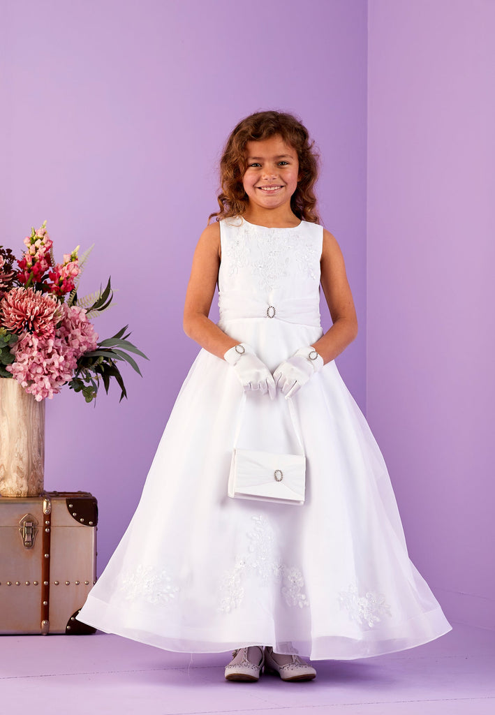 Bianca White holy Communion dress