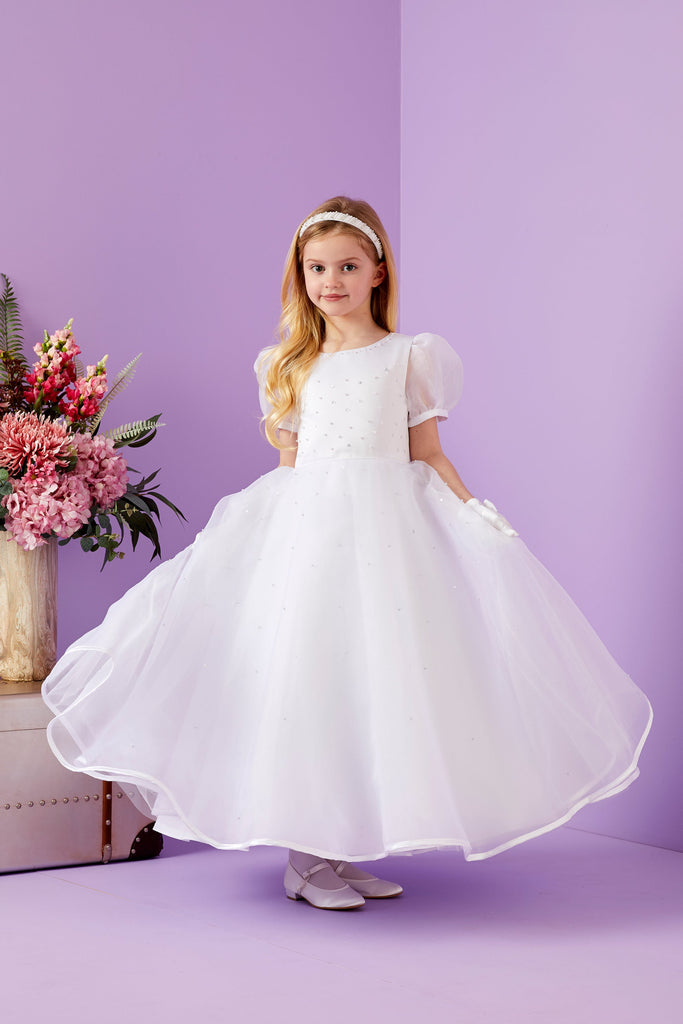 Elodie White holy Communion dress