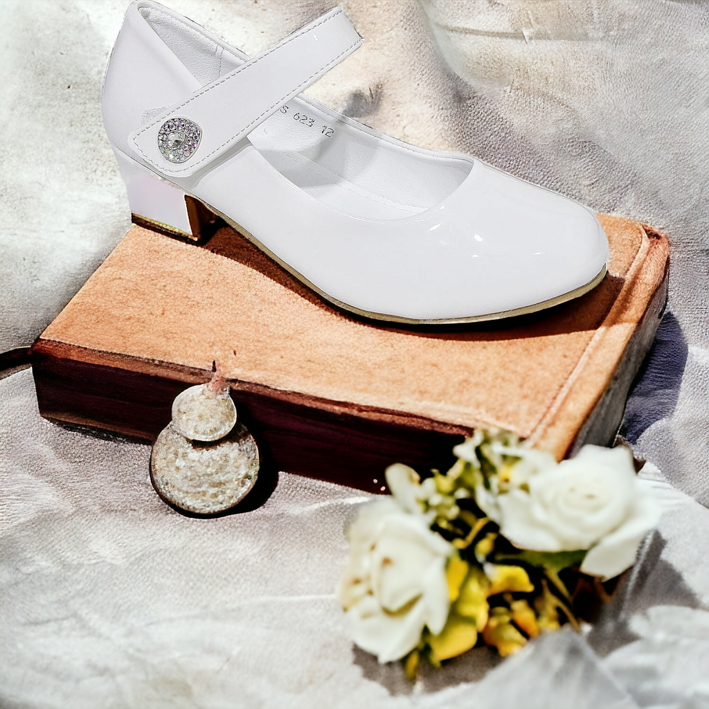 White Holy Communion shoes