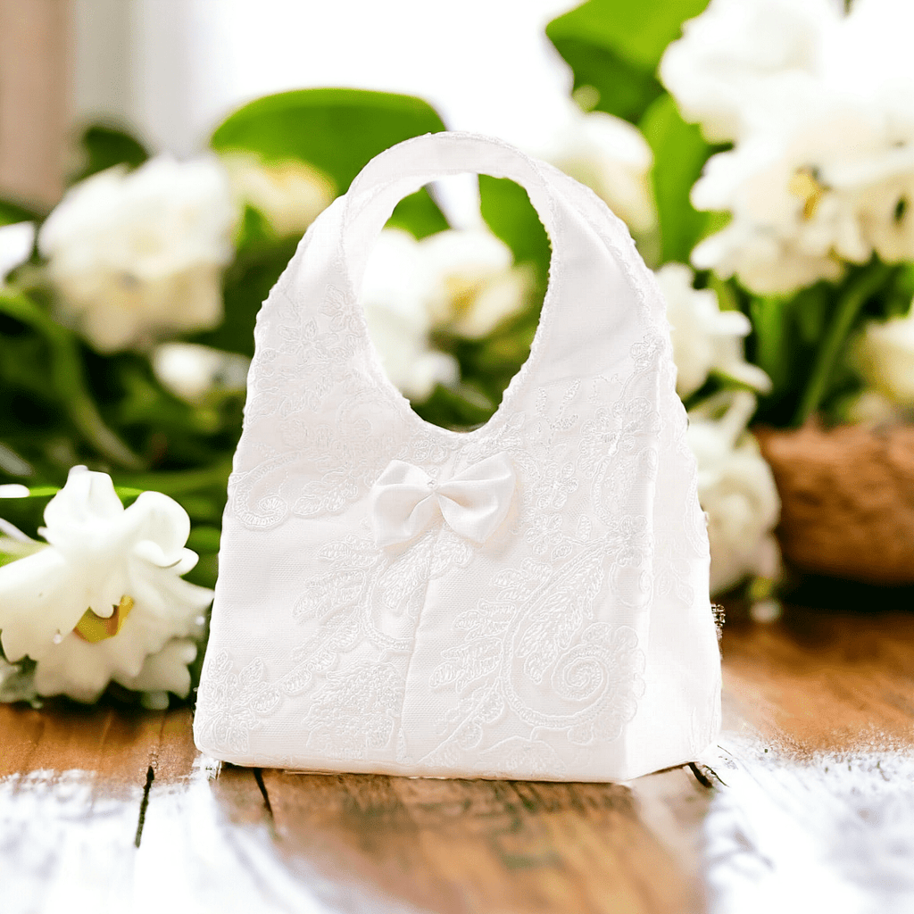White Holy Communion bag