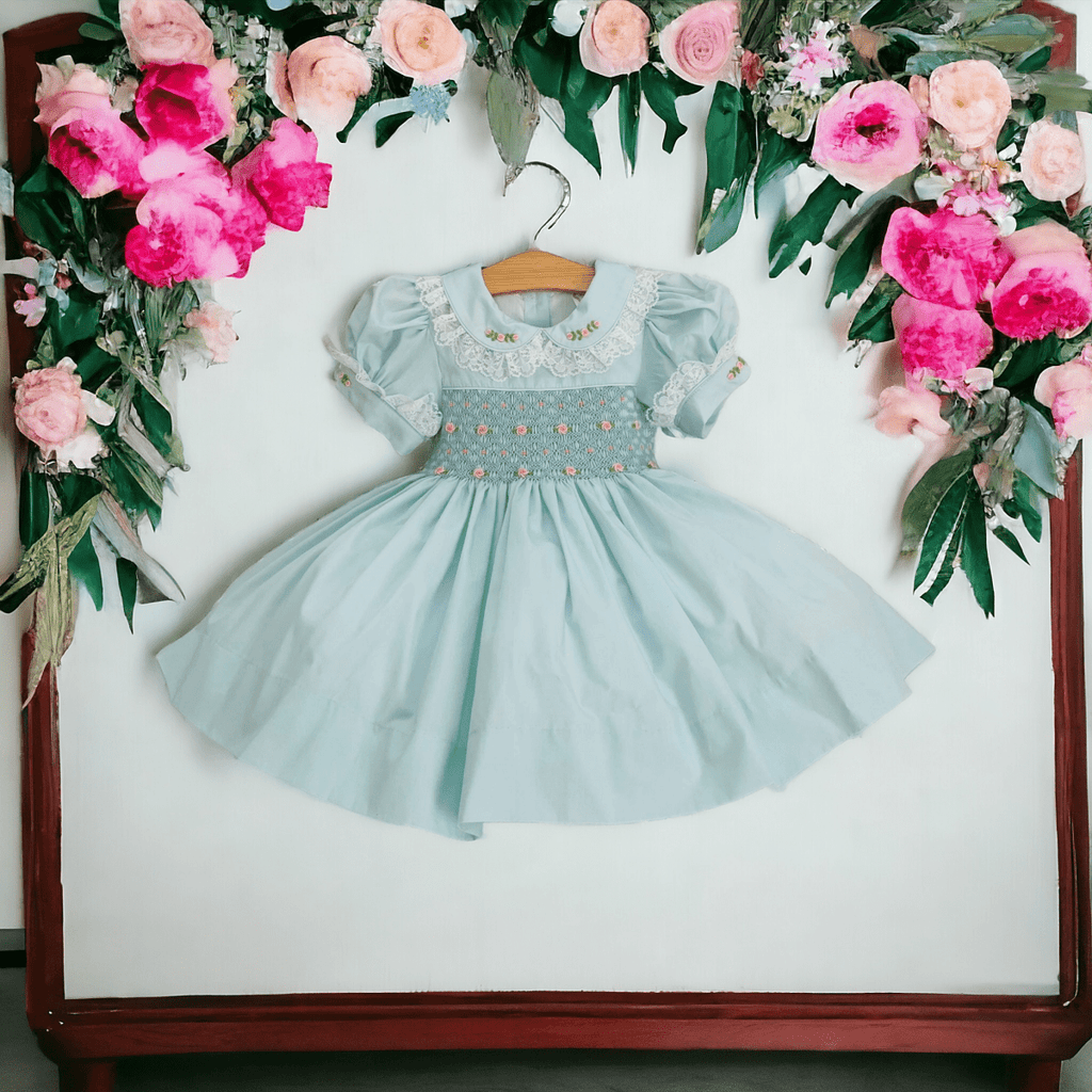 EMILY Smocked dress with built in petticoat