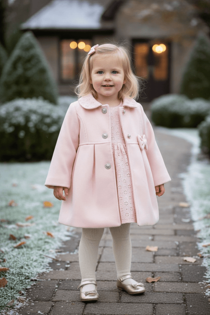 Sweet Set: Girls Dress & Coat Combo