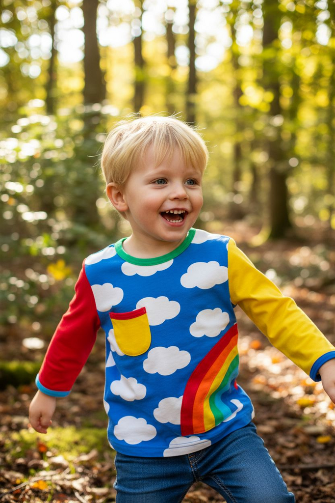 Toby tiger rainbow top (unisex)