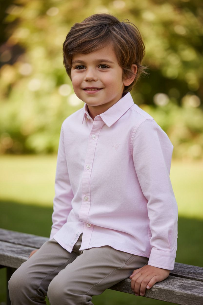 Newness Boys pink shirt