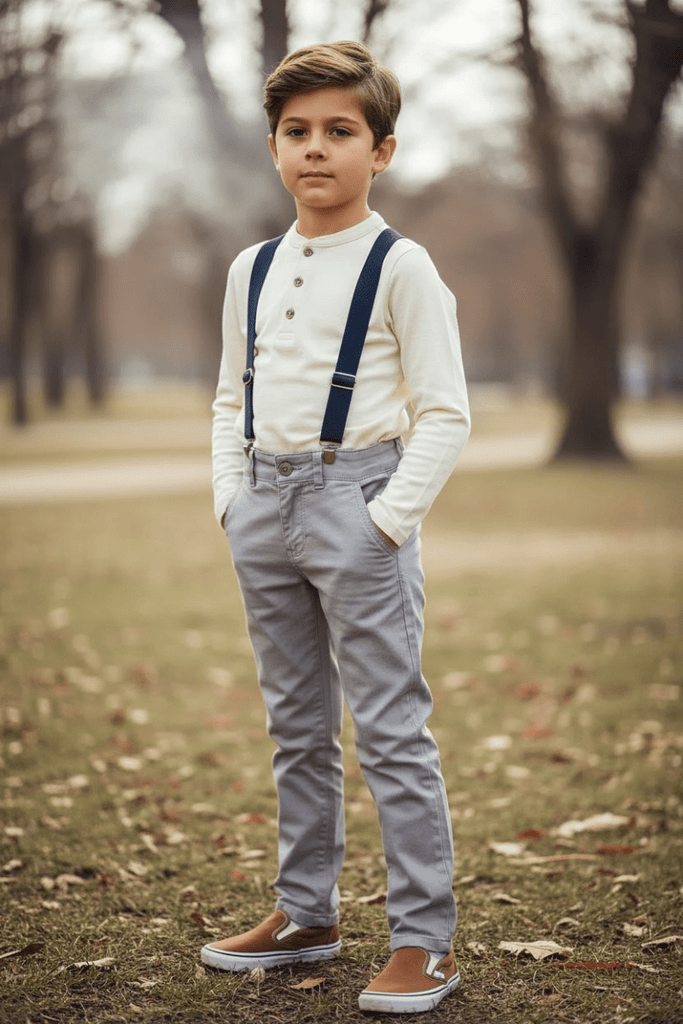 Newness Grey skinny Jeans with detachable braces