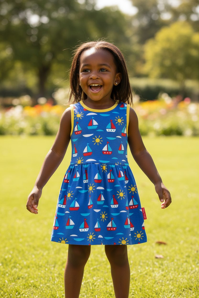 Toby tiger by the sea dress