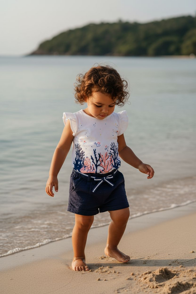 Newness Girls Shorts set