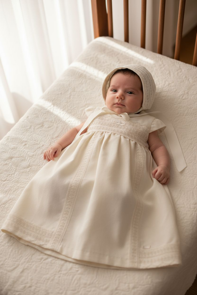 Atelier de Candela Antoinette long christening robe