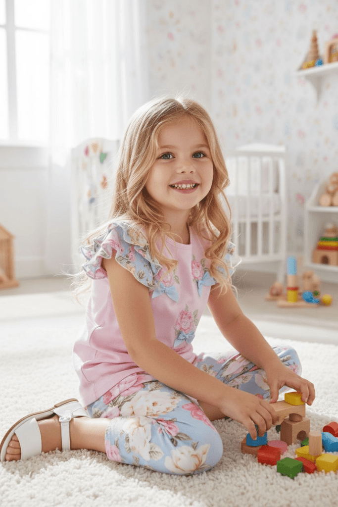 Daga Find Roses in the Garden leggings set