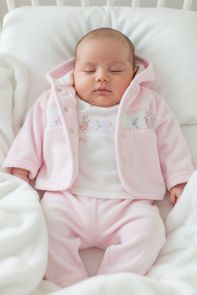 Baby girls Velour 3 piece outfit