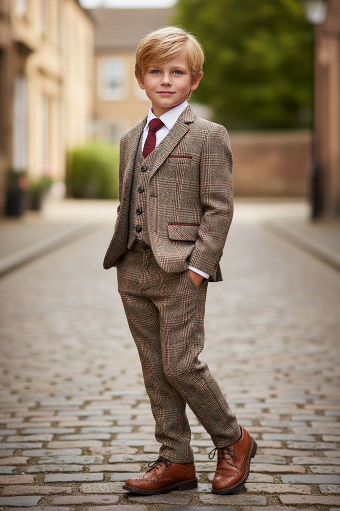 Beau KiD boys tweed suit