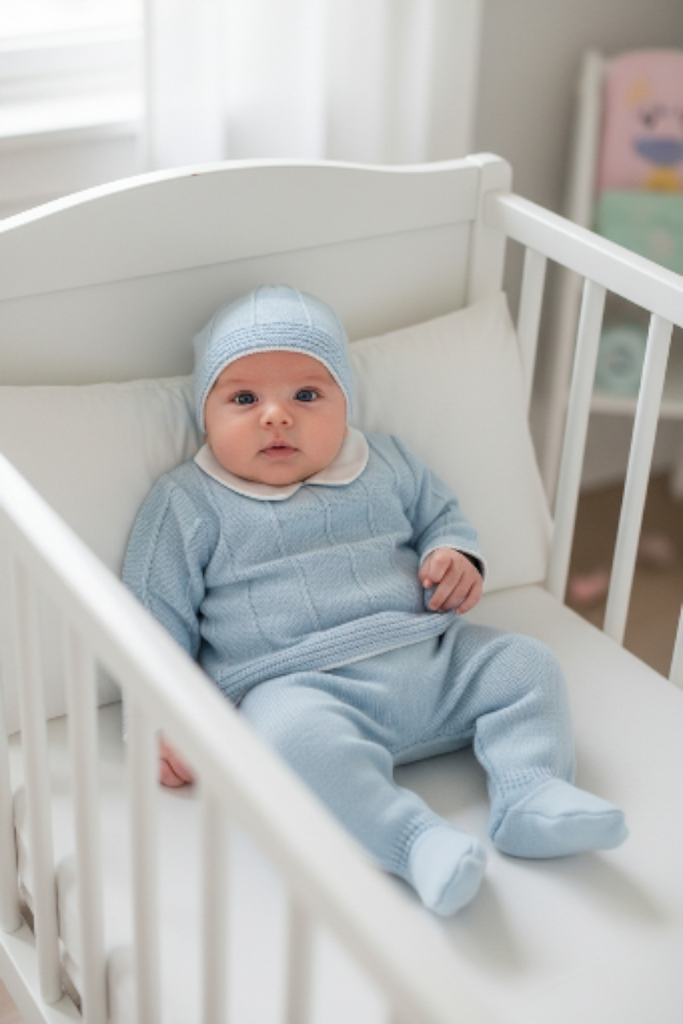 Baby boys Knit with Peter pan collar
