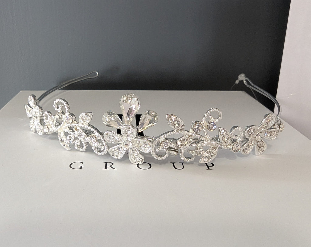 Linzi Jay Intricate diamante tiara