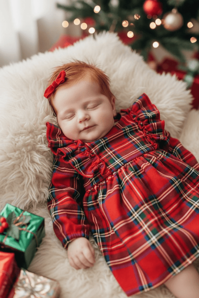 Baby Tartan Frill dress