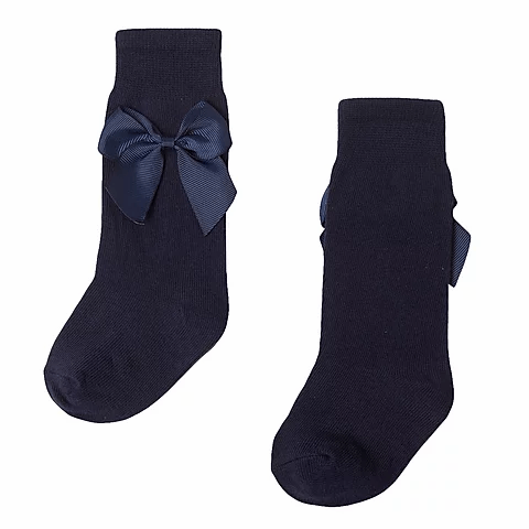 Newness baby navy bow