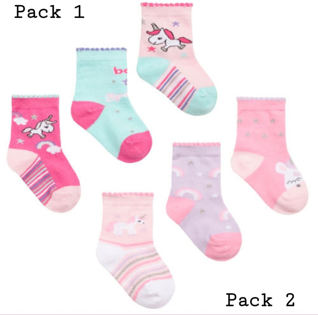 Baby unicorn socks (3pk)