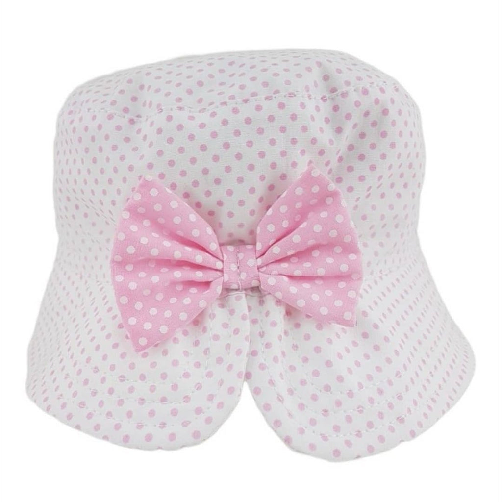 Polka pink hat