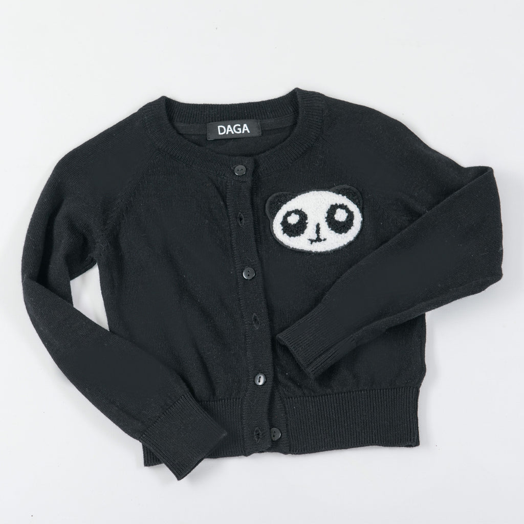 Daga black panda cardigan (only)