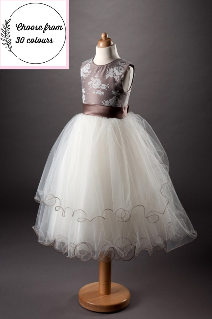 Bronte bodice and tulle drrss