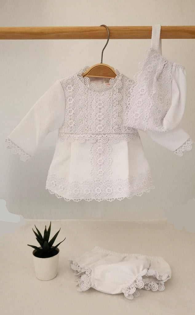 White christening dress