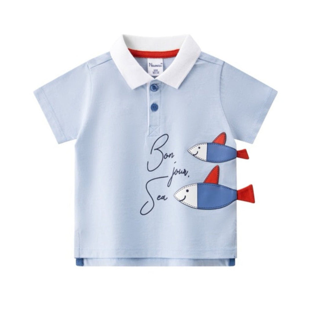 Newness fish polo top toddler