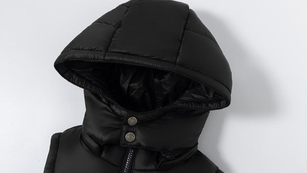 Boys black bodywarmer on sale